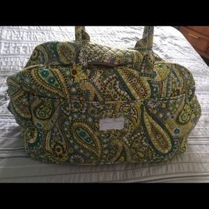 Vera Bradley Weekender Travel Tote (Lemon Parfait)